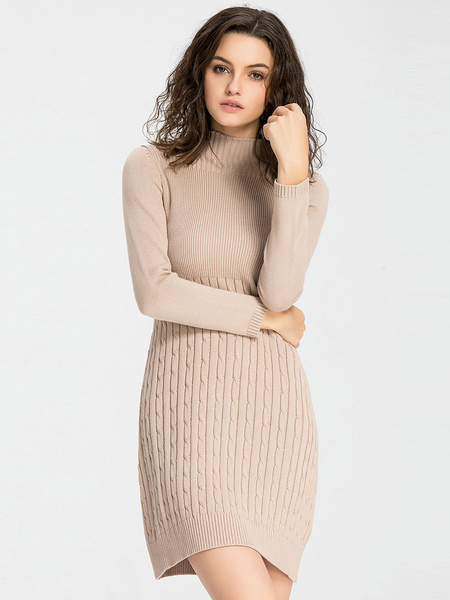 collared sweater dress