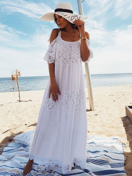beach boho maxi dress