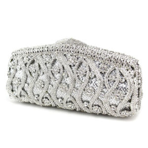 Silver metal mesh evening clutch bag with knuckle rings prom party wedding  NEW 5038756119825  eBay