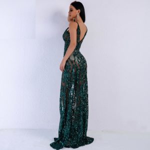 middle split dress