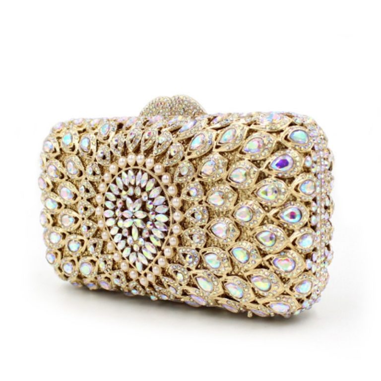 Fashion and Luxury Full Diamond Clutch - TD Mercado