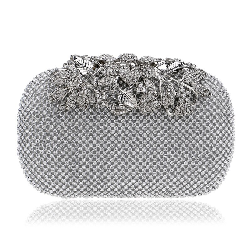 Rhinestones Crystal Wedding Clutch Handbags - TD Mercado