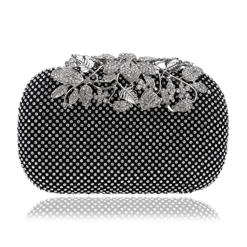 Rhinestones Crystal Wedding Clutch Handbags - TD Mercado