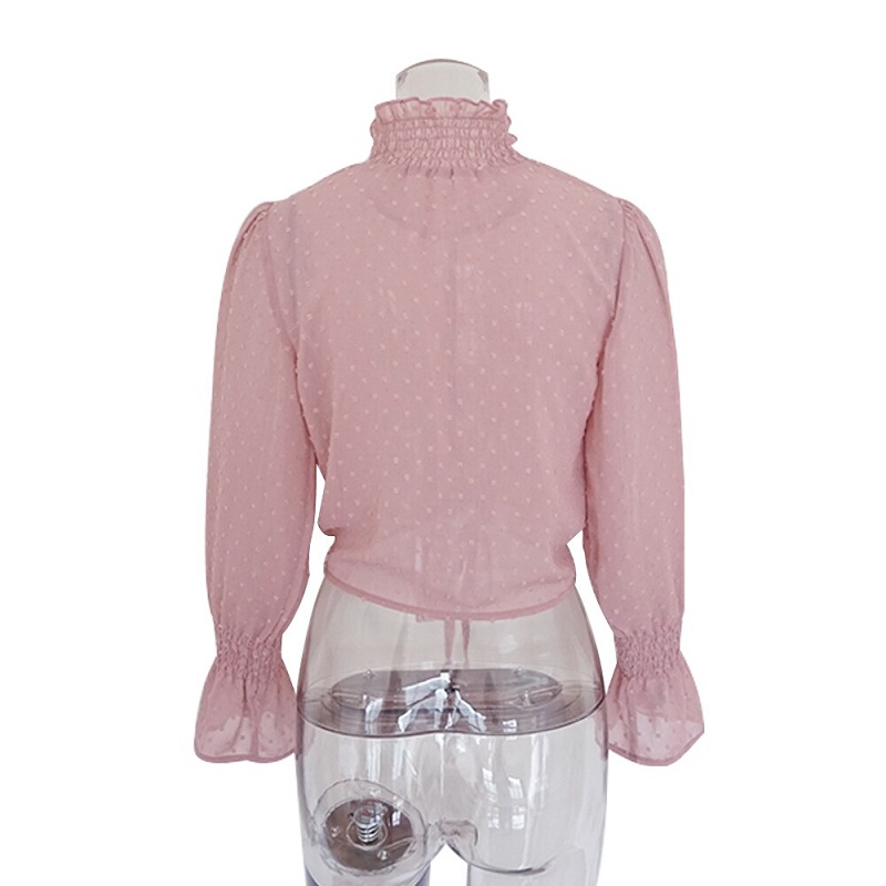 turtleneck flare sleeve top