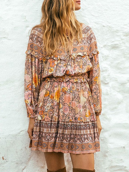 oversized boho dress