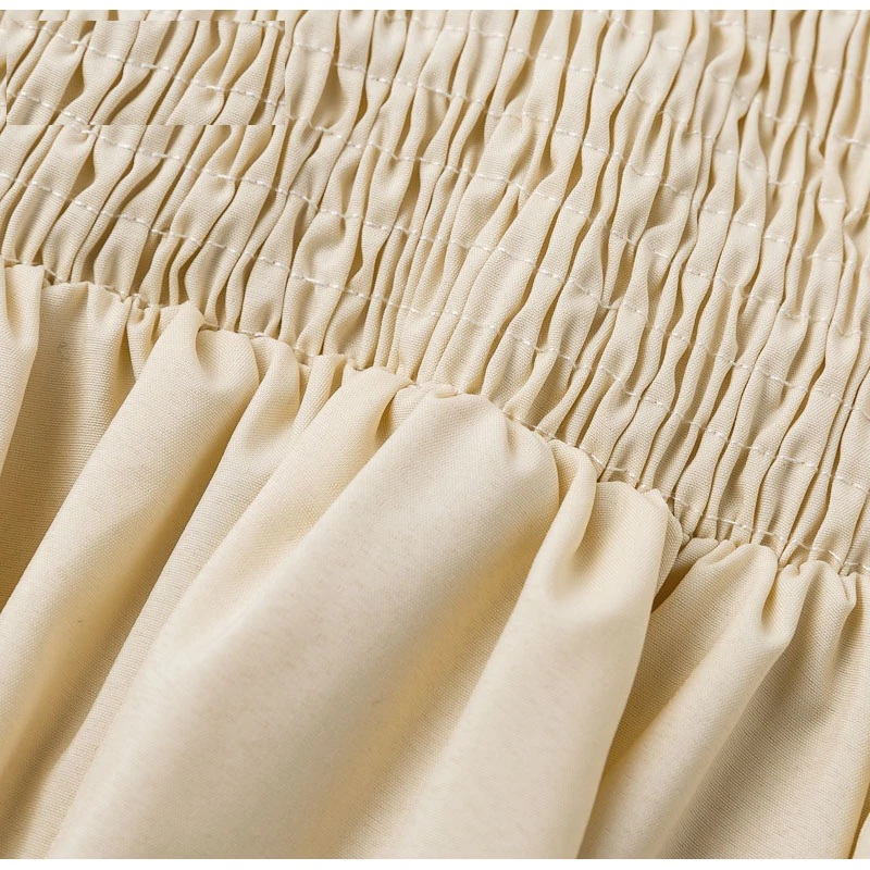 Elegant Spaghetti Strap High Waist Sashes Midi Dress - TD Mercado