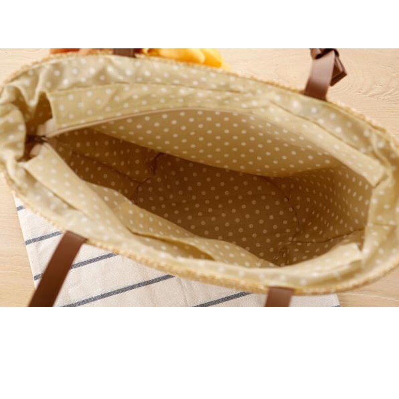 Two Beautiful Flowers Design High-Quality Beach Handbags - Image 7