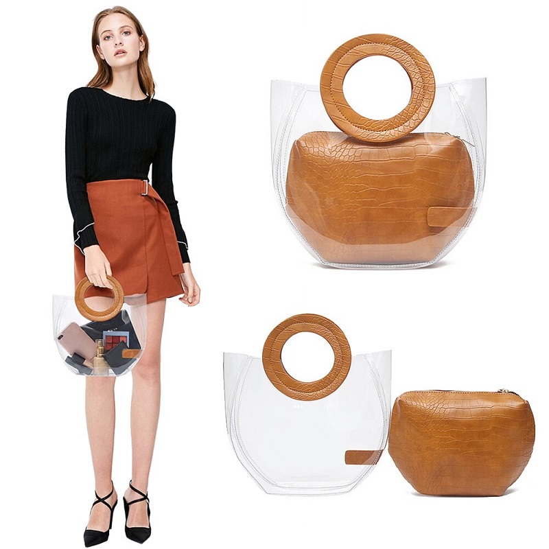 Composite Transparent Fashion Casual Handbags