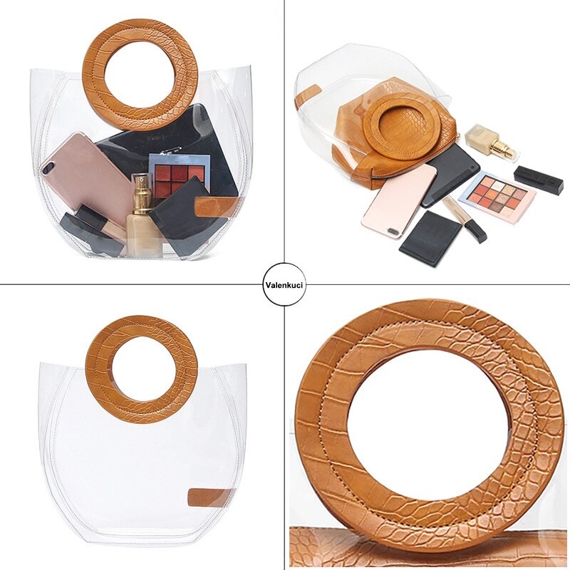 Composite Transparent Fashion Casual Handbags - Image 4