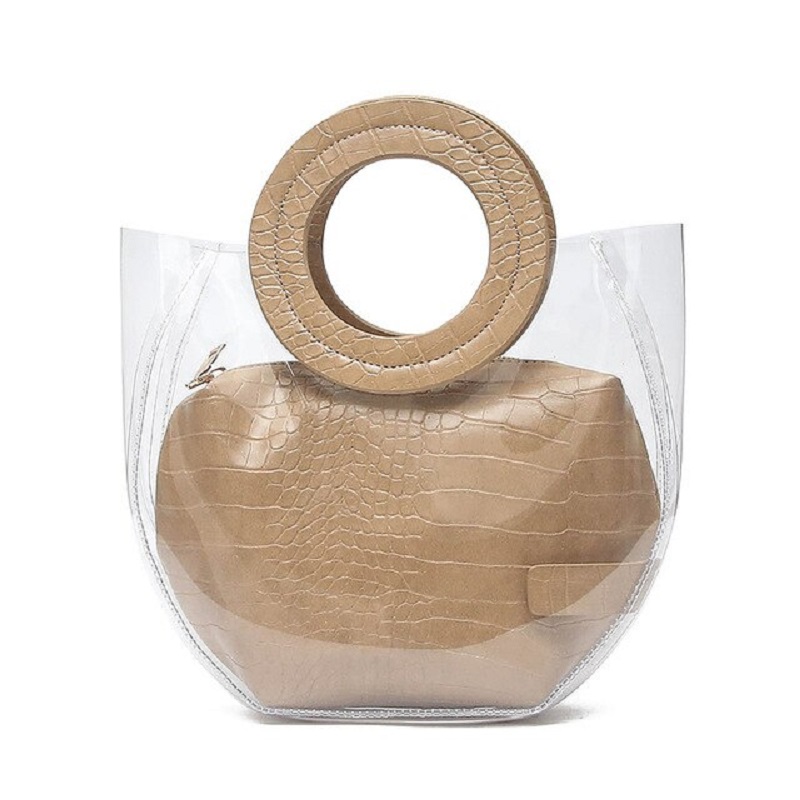 Composite Transparent Fashion Casual Handbags - Image 9