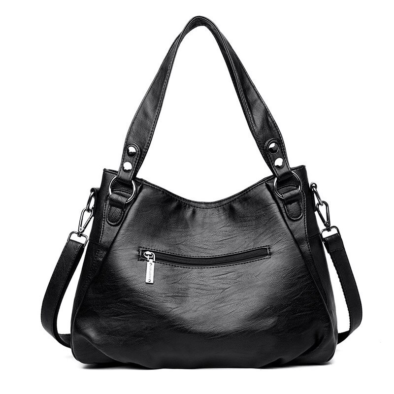 Genuine Leather Designer Big Tote Luxury Shoulder Bag - TD Mercado