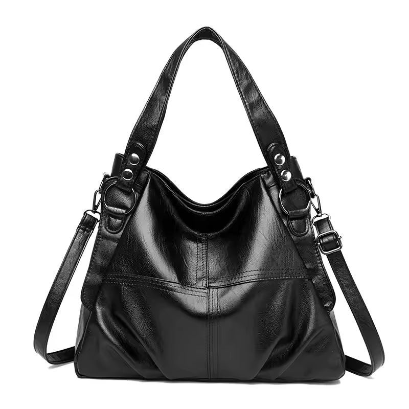Genuine Leather Designer Big Tote Luxury Shoulder Bag - Image 12