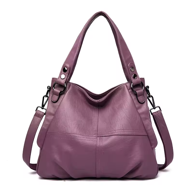 Genuine Leather Designer Big Tote Luxury Shoulder Bag - Image 13