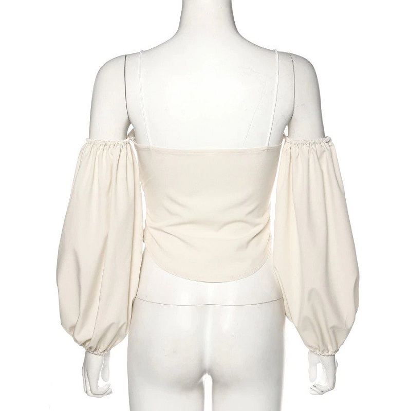 High quality solid color sexy Spaghetti Strap bodycon soft crop top - Image 10