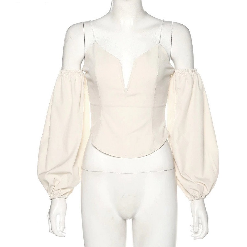 High quality solid color sexy Spaghetti Strap bodycon soft crop top - Image 8