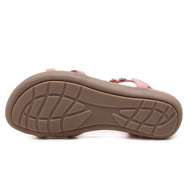Sandal - Quilt Cushioned Insole Open Toe Design - TD Mercado