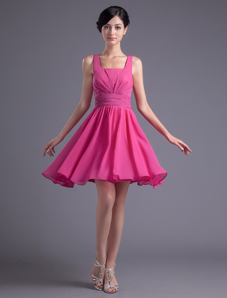 A-line Knee-Length Bridesmaid Dress - TD Mercado