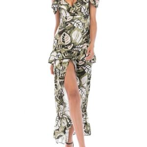 Straps Neck Sleeveless Printed Beach Dress