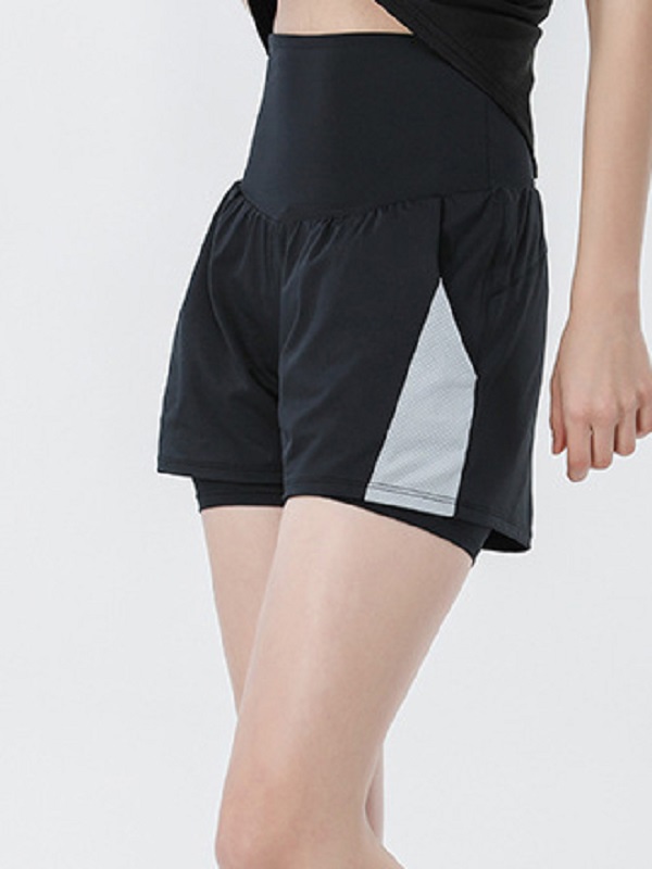 Breathable High Waist Security Yoga Shorts - Image 7
