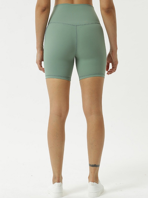 Baocc Yoga Pants Women Fashion Yoga Running Leggings Pure Color Elastic  Fitness Pant with Bowknot Shorts for Women Green