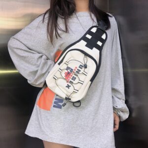 Fashion Tooling Shoulder Chest Bag