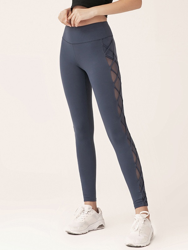 Gauze Patch Quick-Drying Breathable Sporty Pants