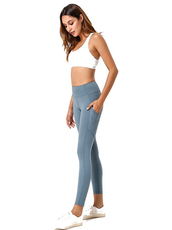Pockets High Waist Skinny Yoga Legging - Image 3