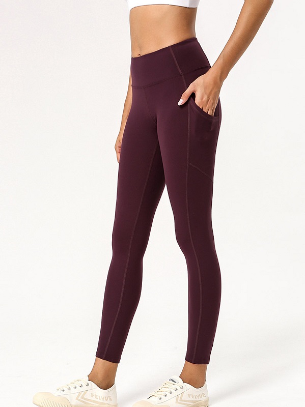 Pockets High Waist Skinny Yoga Legging - Image 6
