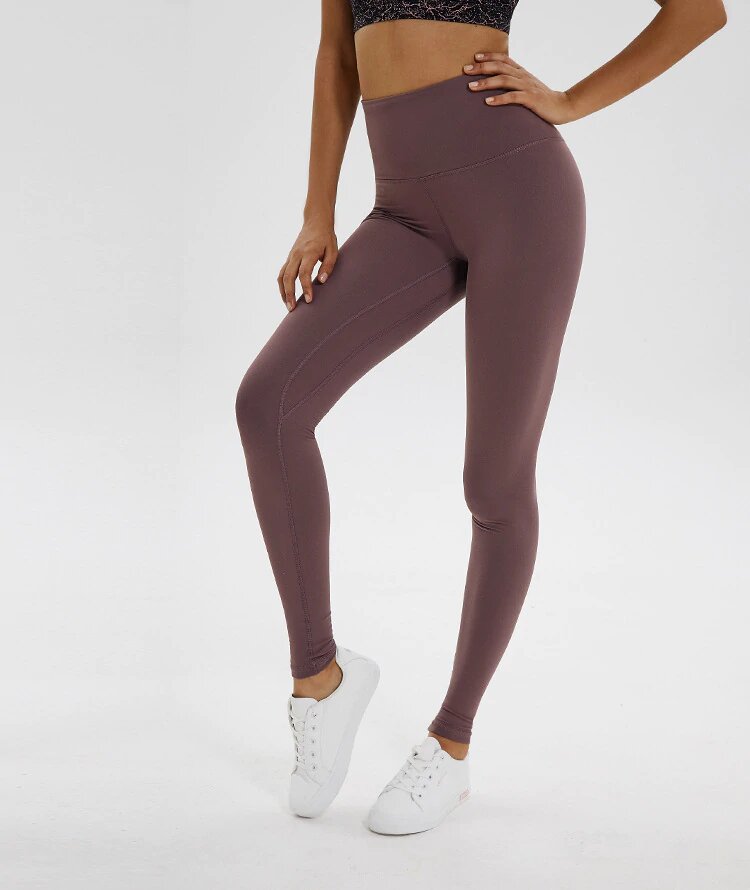 Stretchy Squatproof Plain Yoga Pants Training Sport Leggings - TD Mercado