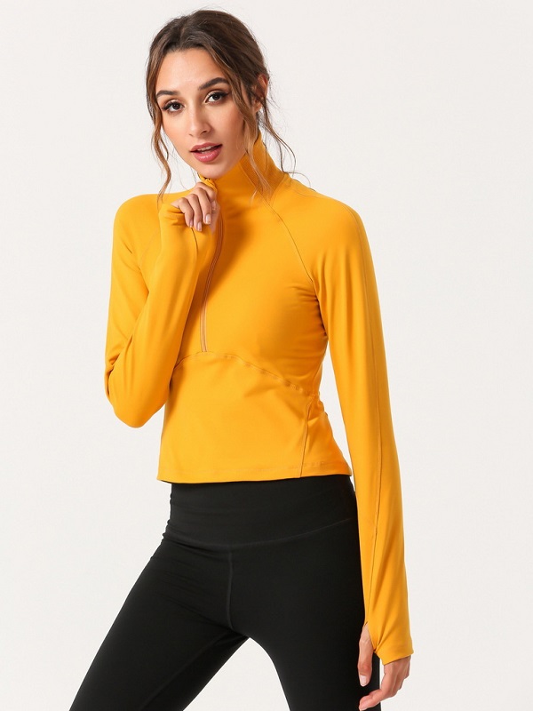 high neck sports t shirt