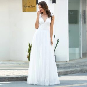 Sexy Tank V Neck Sleeveless Maxi Dress