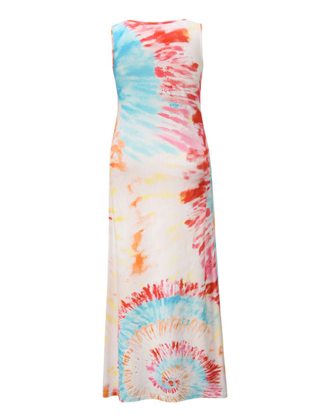 Sleeveless Tie Dye Maxi Dress – TD Mercado