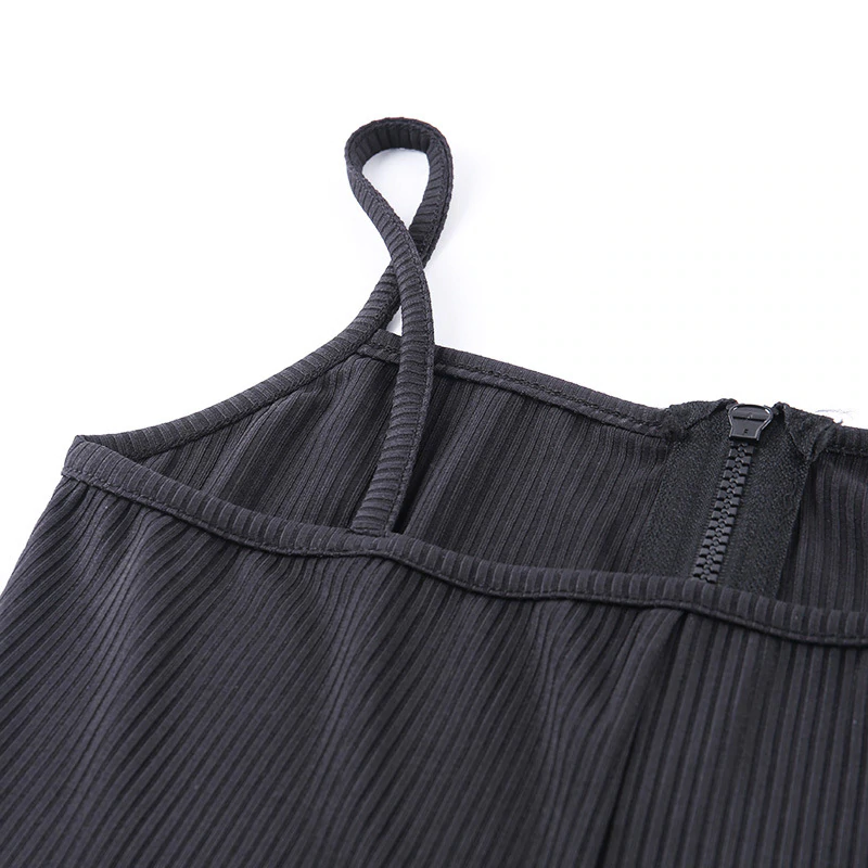 Sleeveless Zipped Sexy Bodycon Playsuit - Image 28