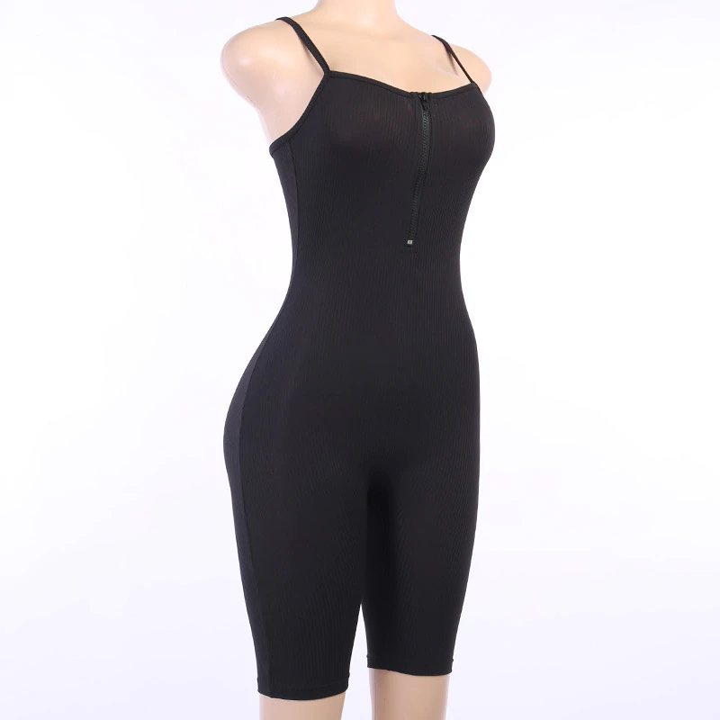 Sleeveless Zipped Sexy Bodycon Playsuit - Image 22