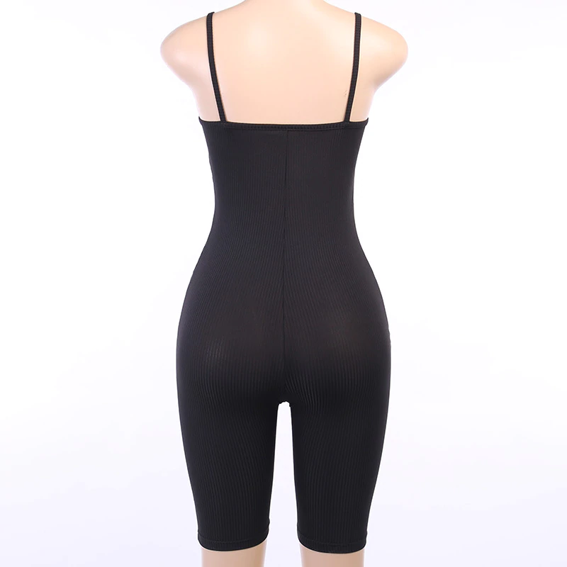 Sleeveless Zipped Sexy Bodycon Playsuit - Image 24