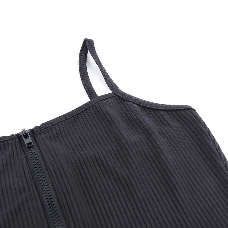 Sleeveless Zipped Sexy Bodycon Playsuit - Image 26