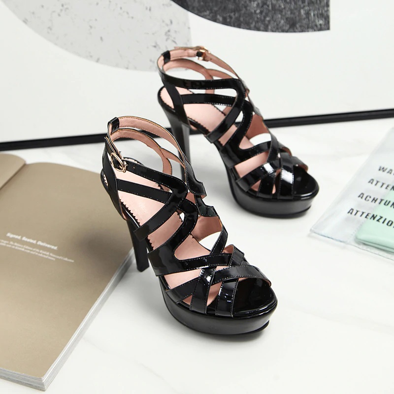 Stiletto High Heeled Strappy Sandals - TD Mercado