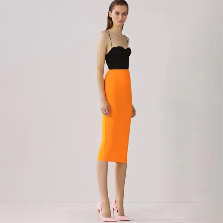 Spaghetti Strap Patchwork Sexy Fashion Bandage Dress - TD Mercado