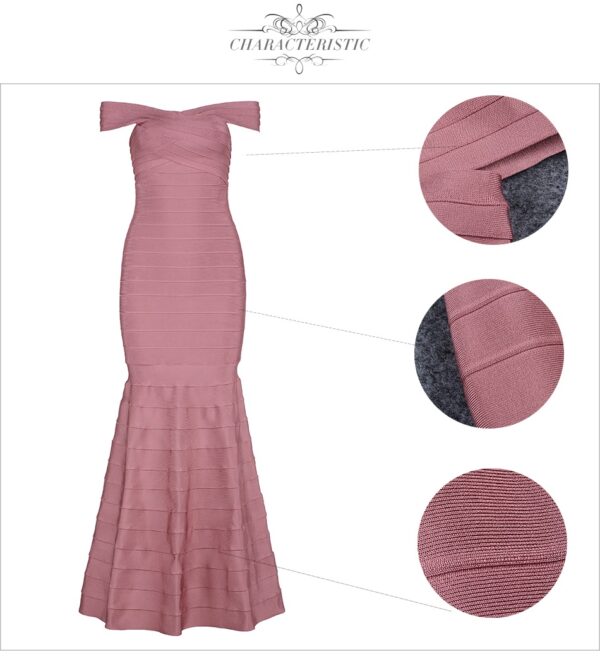 Chic Sexy Off The Shoulder Long Bandage Maxi Party Dress Vestidos – TD ...