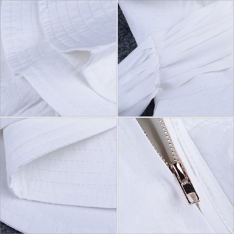 Sexy One Shoulder Ruffles Strapless Short Nightclub Fashion wear Crop Top - Image 5