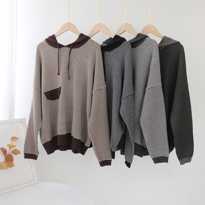 Batwing Long Sleeve Loose Pullover Sweater - TD Mercado