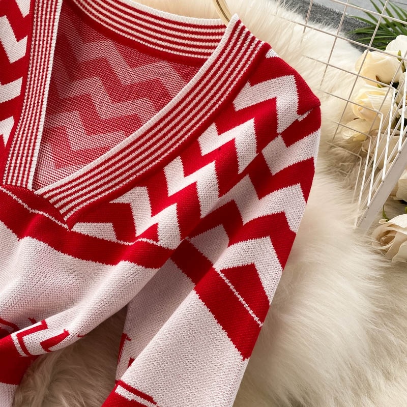 Fashion Elastic Slim Short Bodycon Pencil Sweater Dresses - Image 8