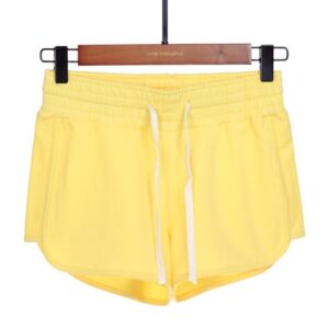 Casual Candy-Colored Elastic Waist Sports Shorts