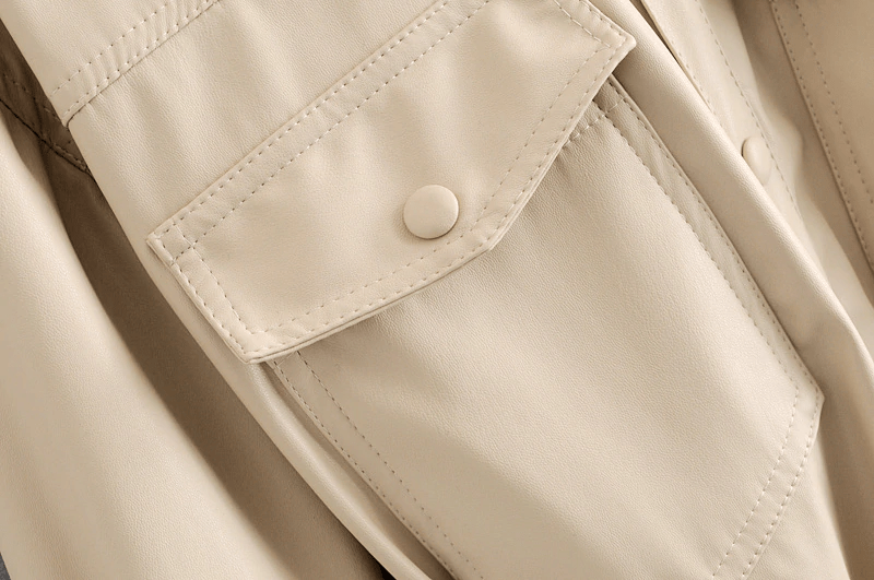 Long Sleeve Streetwear Solid Coat - TD Mercado