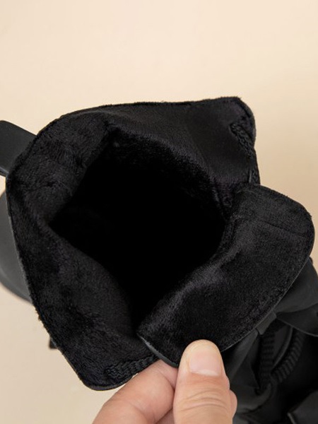 Sweet Bows Heart Buckle Round Toe Lolita Shoes - Image 5