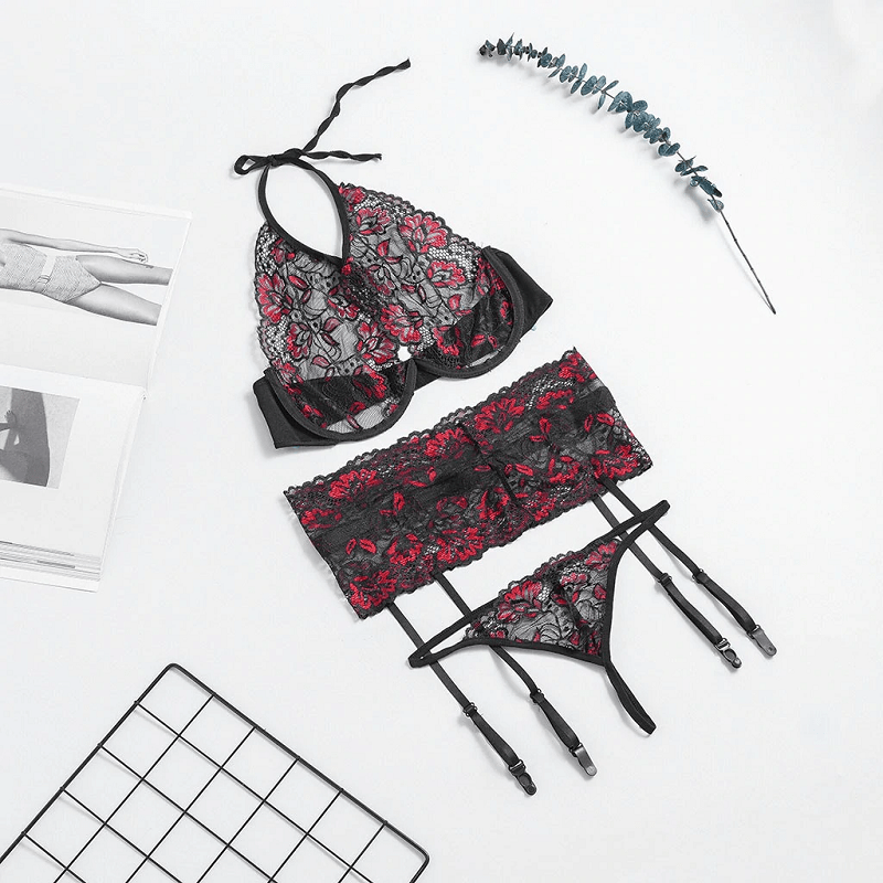 Sexy Hot Erotic Embroidery Lingerie - Image 10