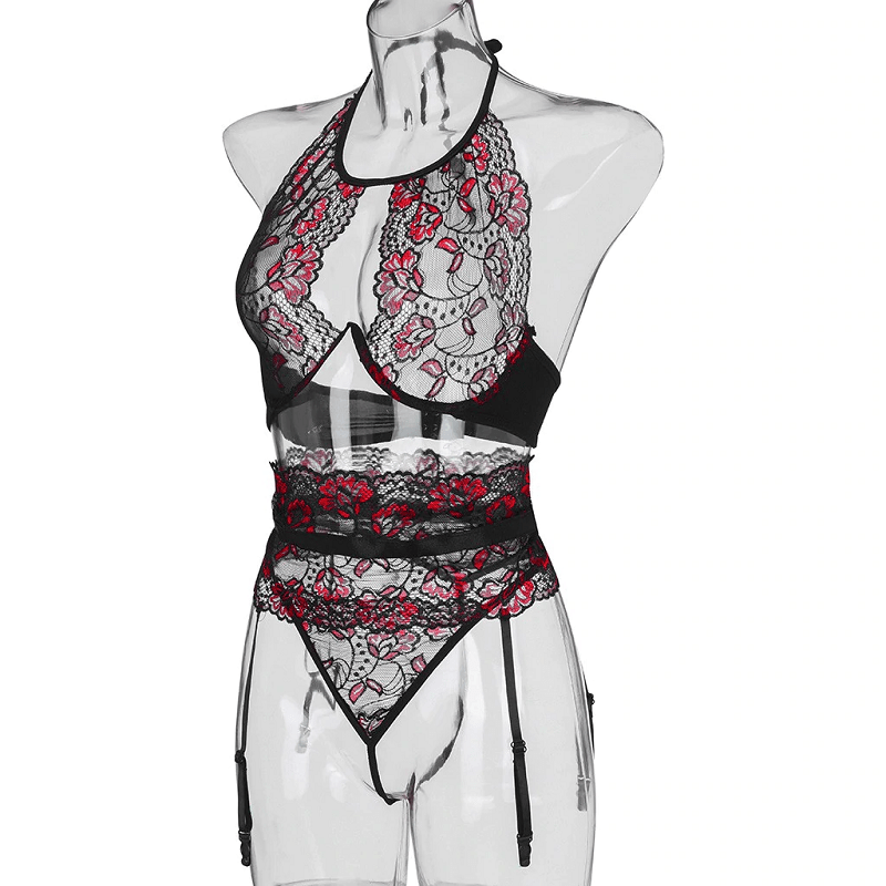 Sexy Hot Erotic Embroidery Lingerie - Image 12