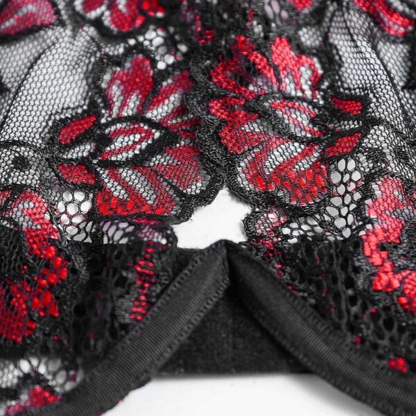 Sexy hot erotic embroidery lingerie  td mercado