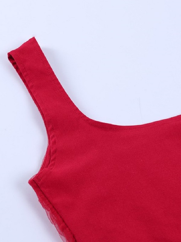 U Neck Fitted Cropped Tank Top - Image 10