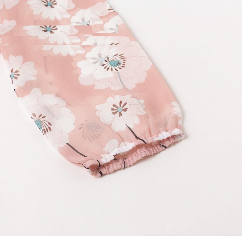 Casual Long Sleeve Floral Print Party Dress - Image 9